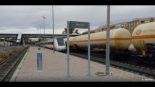 Trenes en Murcia #8# - Estación Murcia del Carmen 9-2-21 - 2ª Parte - Una mañana entretenida.
