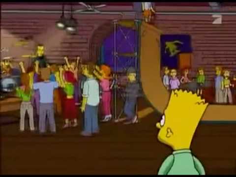 Blink182 y Tony Hawk en Los Simpsons ( audio latino )