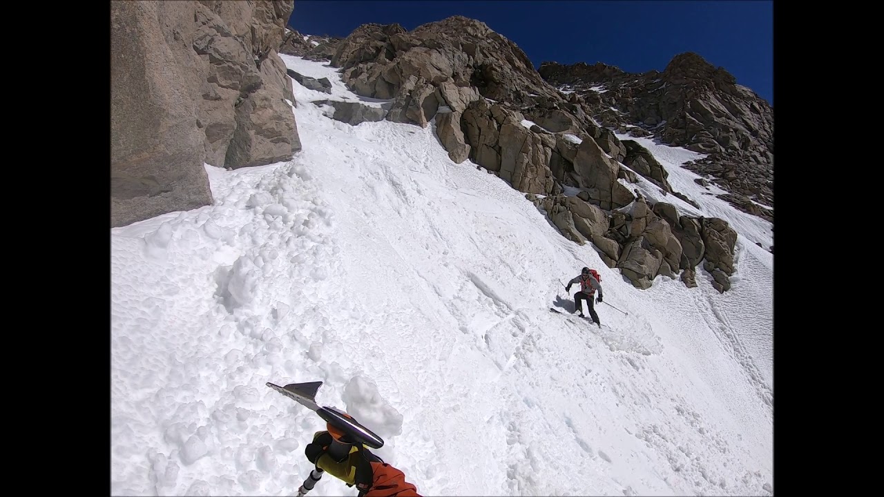 Skiing fremont peak, Wind river range YouTube