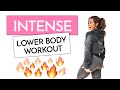 INTENSE LOWER BODY WORKOUT - (Hard but loved it!)