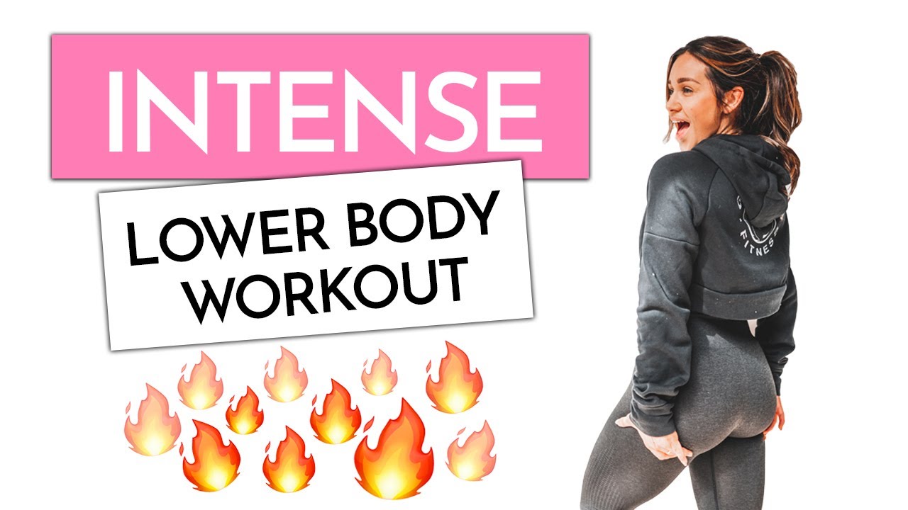 INTENSE LOWER BODY WORKOUT - (Hard but loved it!)