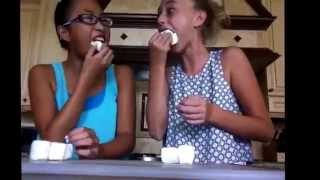 Chubby Bunny Challenge With Eva