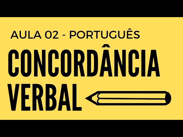 Concurso Transpetro: aula de Português  Concordância verbal: de A a Z 