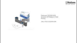 Datacard 532000 009 Scratch Off Ribbon 1500 Prints R DC 532000 009