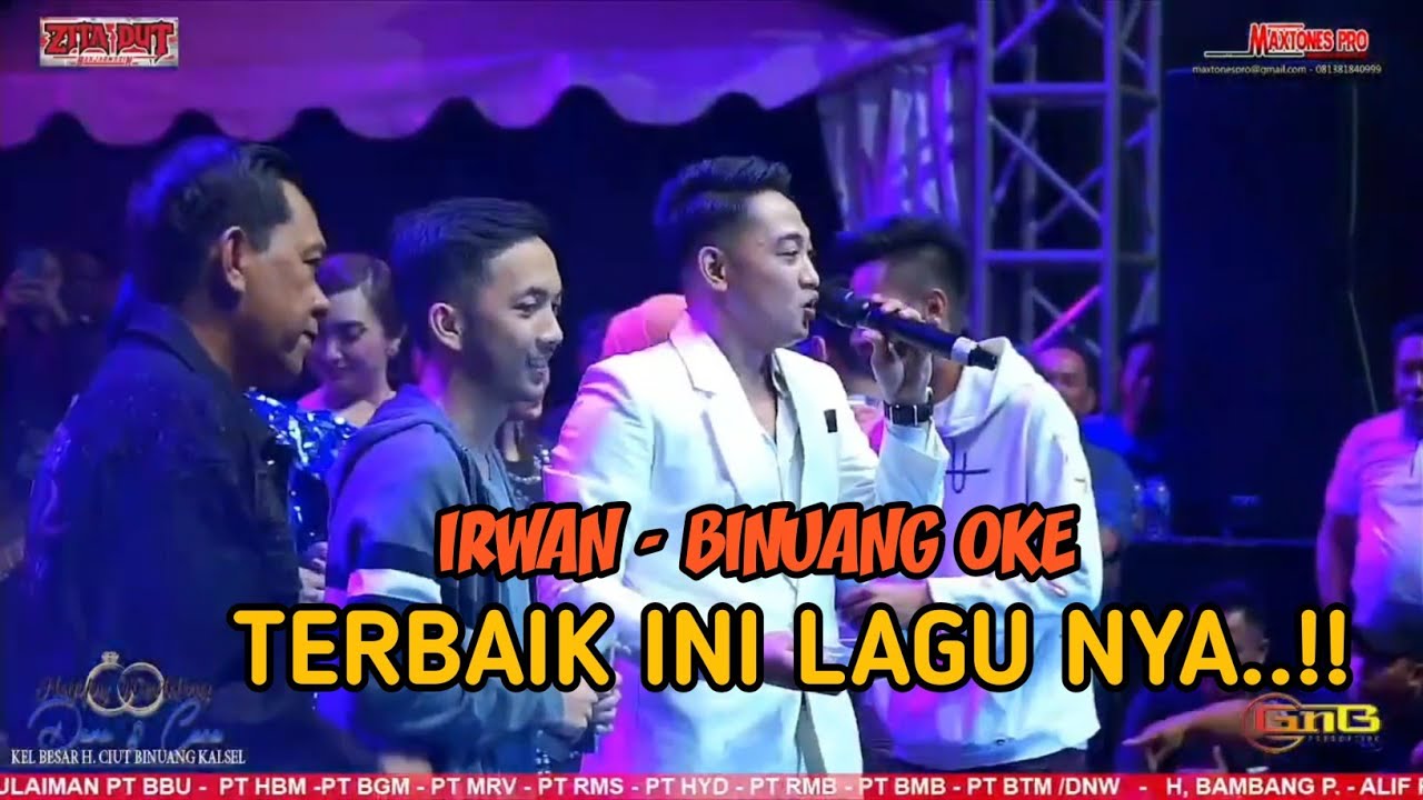AKU DI LAHIRKAN UNTUK SIAPA-IRWAN-ZITADUT BANJARMASIN-LIVE MUSIC BINUANG-WEDING H.DANU & CACA.