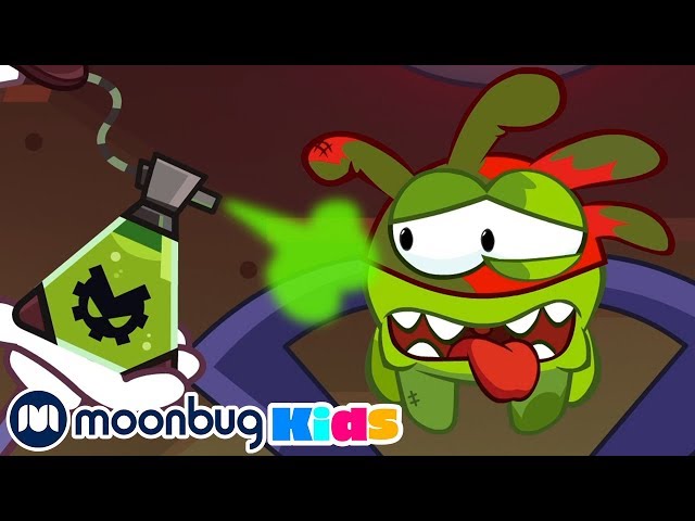 Om Nom Stories - Poisonous Clouds! | Cut The Rope | Funny Cartoons for Kids u0026 Babies | Moonbug class=