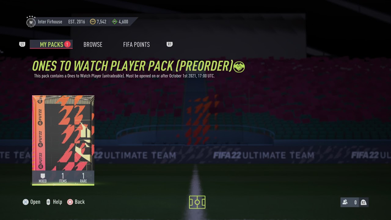 Ones to watch player pack[Preorder] Pack opening
