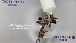 PORPHIS PRD717 “VS” TYPE NOZZLE SPRAY GUN