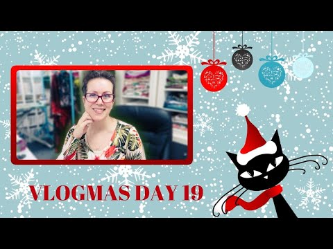 A Rather Quiet Day Getting The M7537 Dress Started :: Vlogmas 2021 :: Day 19