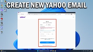How To Create a New Yahoo Email Account - Easy Fix