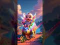 Baby giggles with whimsical animals 🥰 #shorts #cute #funny