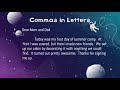 Understanding Commas in Dates and Letters