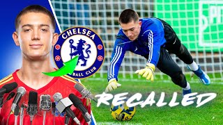 CHELSEA GOALKEEPER TED CURD RECALLED!