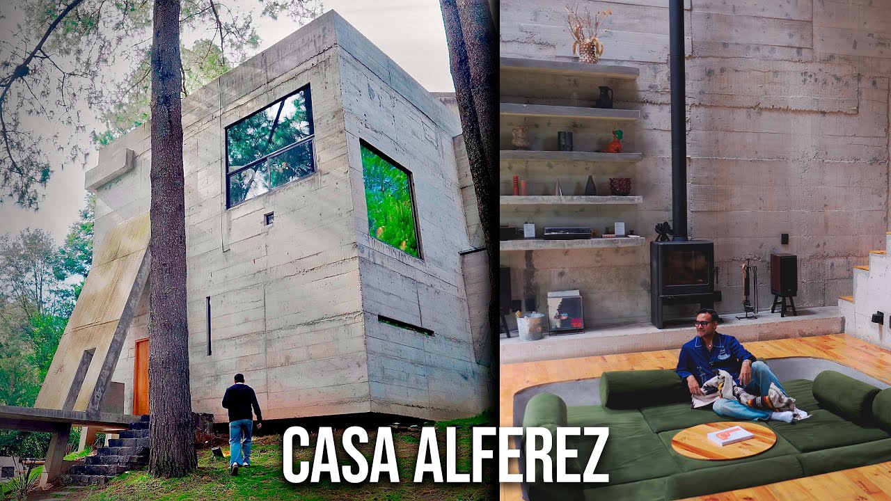 24 Hours in a Brutalist Cabin in the Forest of Mexico City | Casa ...