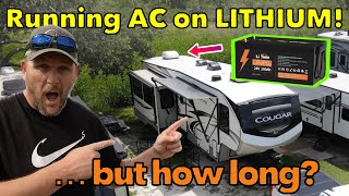 How long can a lithium battery run AC in an RV? LiTime Lithium Battery