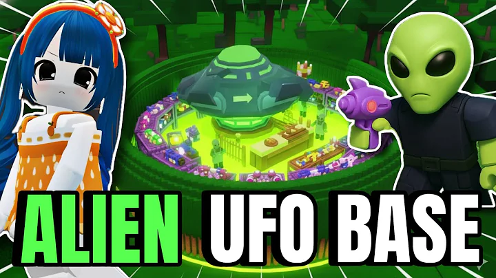 I Built an ALIEN UFO BASE in 99 Nights in the Forest since ALIENS ARE BACK! (Roblox)