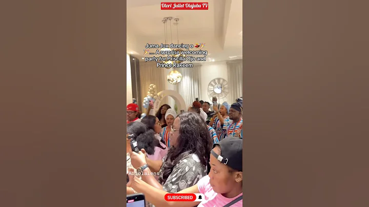 See How Nigerians Welcome Juma Jux & Priscilla Ojo With Their Son Prince Rakeem #jumajux #priscy