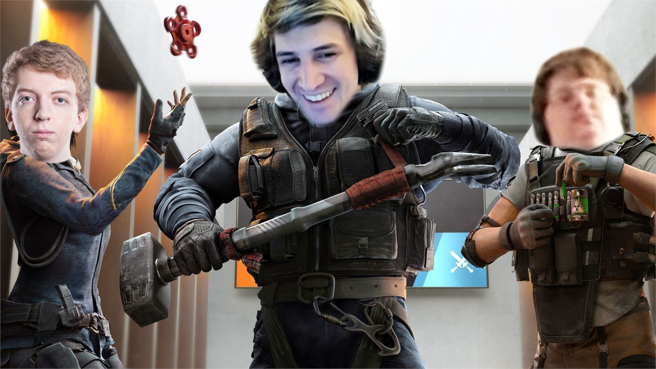 THIS WAS CRAZY! xQc plays Rainbow Six Siege with Jesse & Dizzy - YouTube