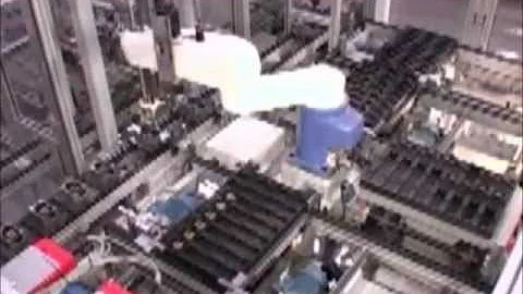 Motoman SCARA robot pick and place