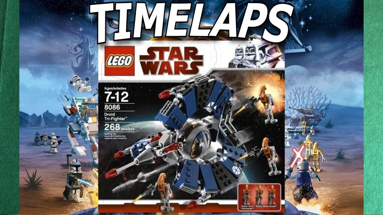 8086 DROID TRI-FIGHTER (Timelaps)