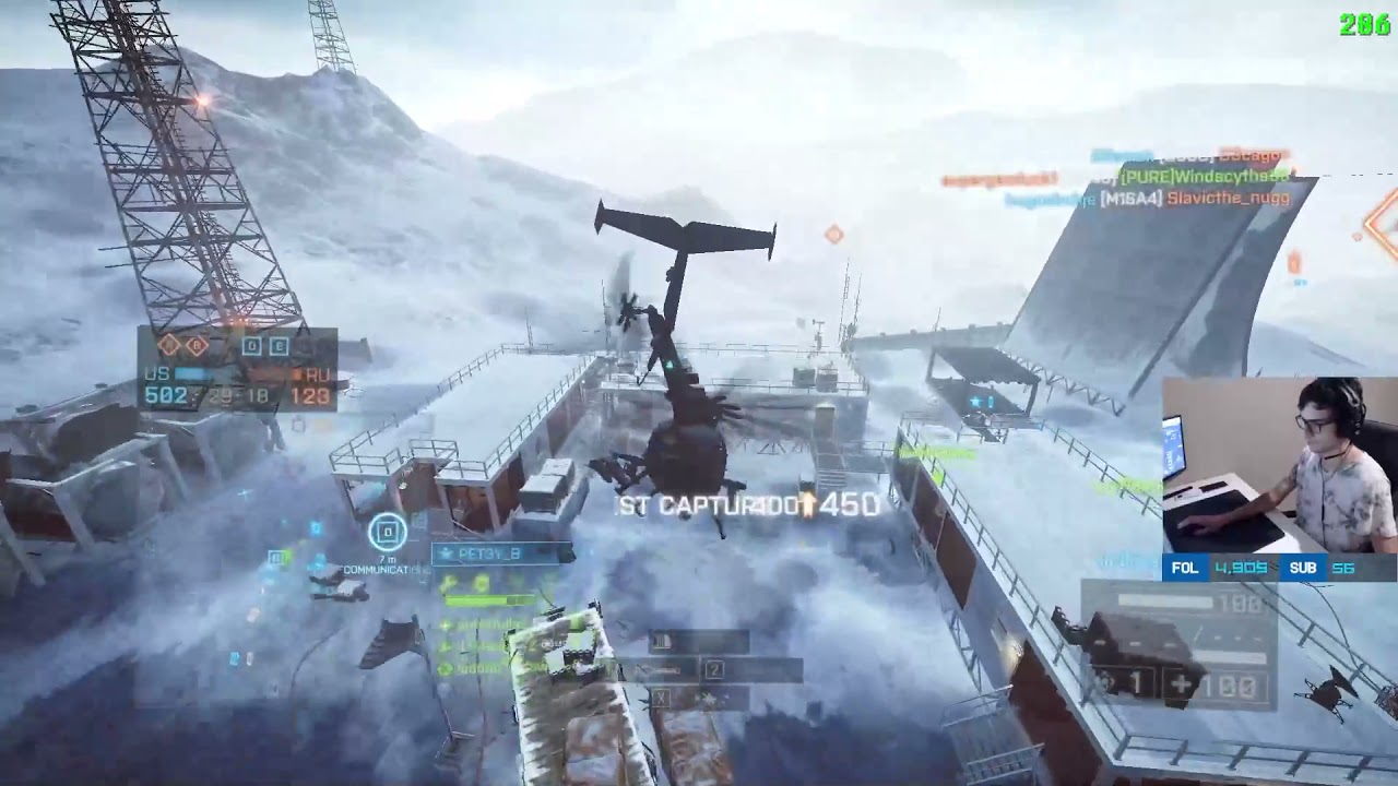 BF4: 149-5 Dawnbreaker Scout Heli Gameplay (Prepping for