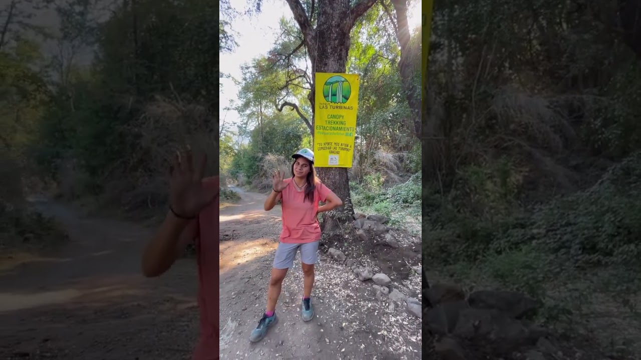 Cascada salto las turbinas
