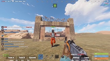 Rust shitting on a guy that kept trash talking in official server