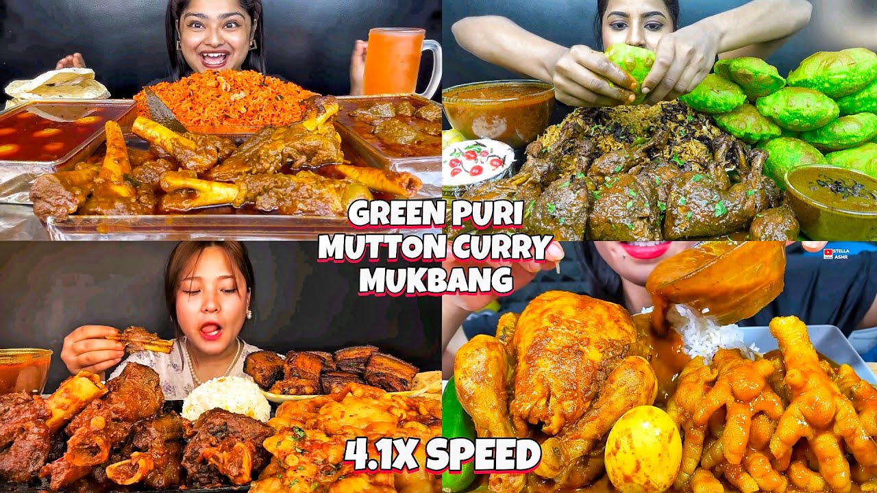 SPICY CHICKEN FEET MUKBANG CHALLENGE EATING AFGHANI CHICKEN CURRY EATING VIDEOS EATING FOOD 
