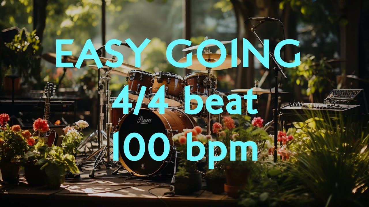 Παρακολούθηση 4/4 Drum Beat - 100 BPM - EASY GOING - Lets Jam στο YouTube Παρακολούθηση 4/4 Drum Beat - 100 BPM - EASY GOING - Lets Jam στο YouTube