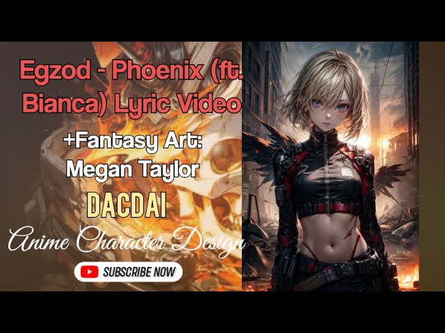 Egzod - Phoenix (ft. Bianca) Lyric Video +Fantasy Art: Megan Taylor class=