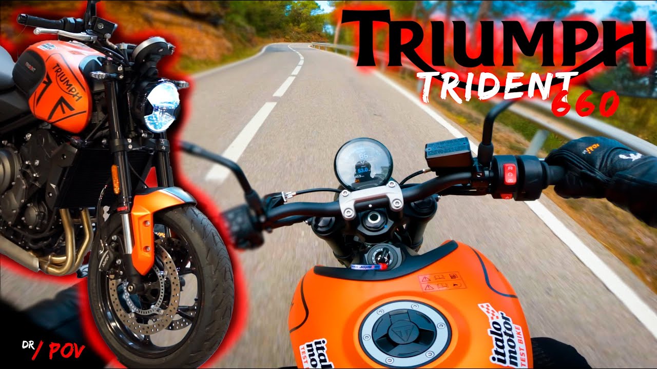 DIVERSIÓN Y ELEGANCIA! TRIUMPH TRIDENT 660 A2!  REVIEW ESPAÑOL!