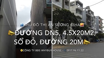BÁN ĐẤT NỀN SỔ ĐỎ KDC AN SƯƠNG MẶT TIỀN ĐƯỜNG DD5, DN5, DN6