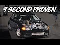 900HP SLEEPER AWD Civic On Street Tires 9 Second PROVEN!