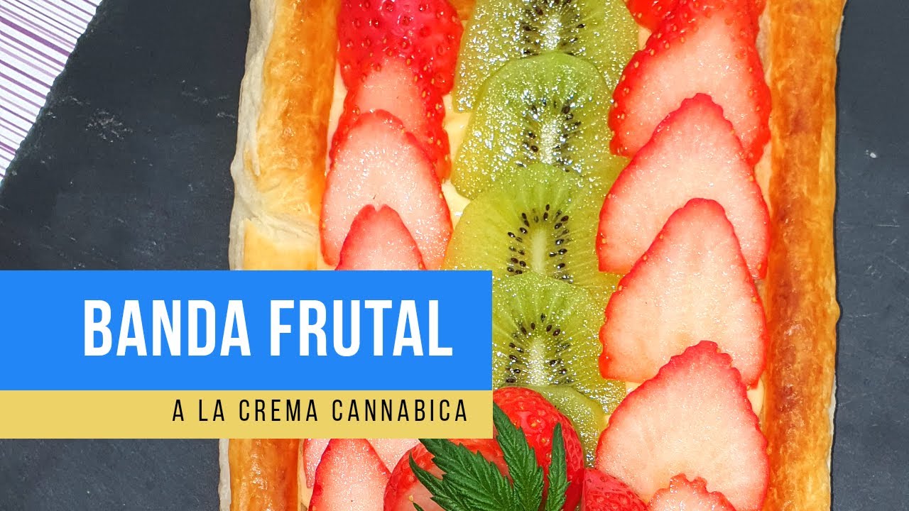 Banda frutal a la crema cannábica