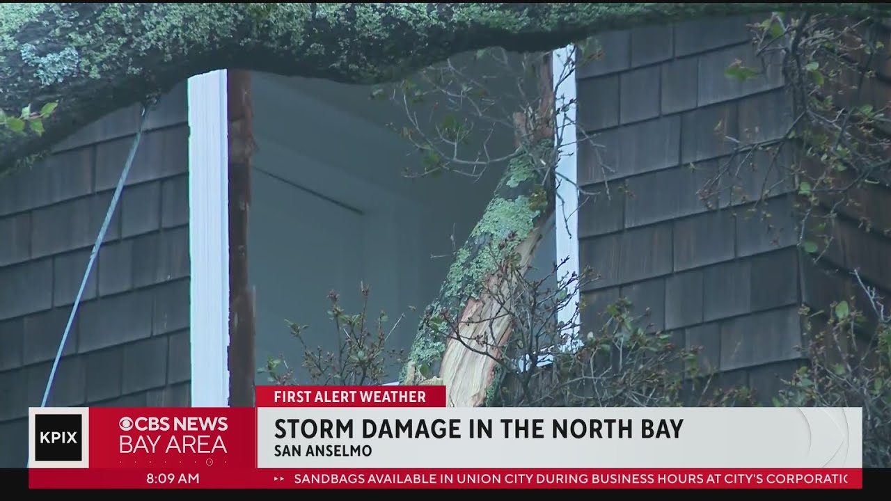 Atmospheric River: Storm batters North Bay communities overnight - YouTube