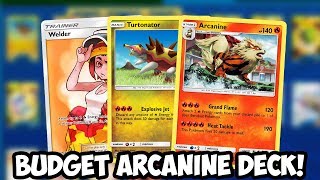 BUDGET FRIENDLY Arcanine Deck! Take BIG Shots & Fuel Up Your Bench! Unbroken Bonds PTCGO