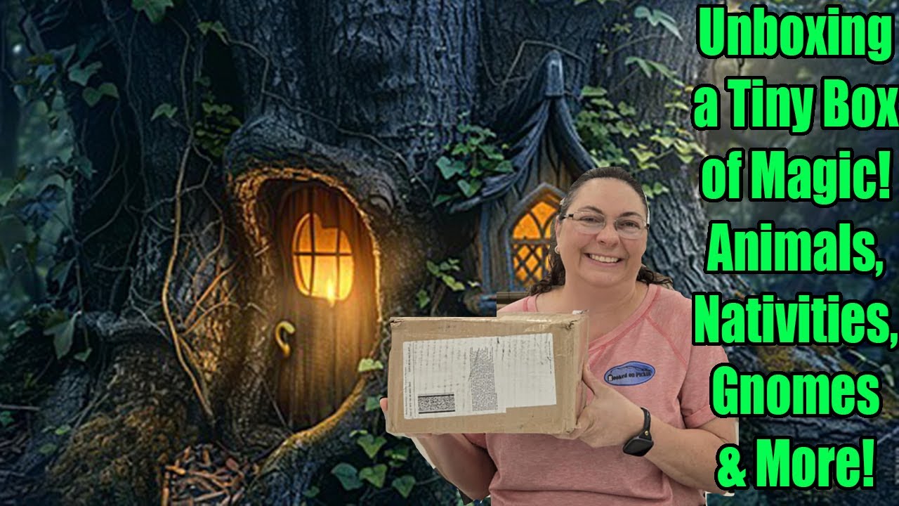 Magic Box Animals Unboxing a Tiny Box of Magic! Animals, Nativities, Gnomes & More! - YouTube