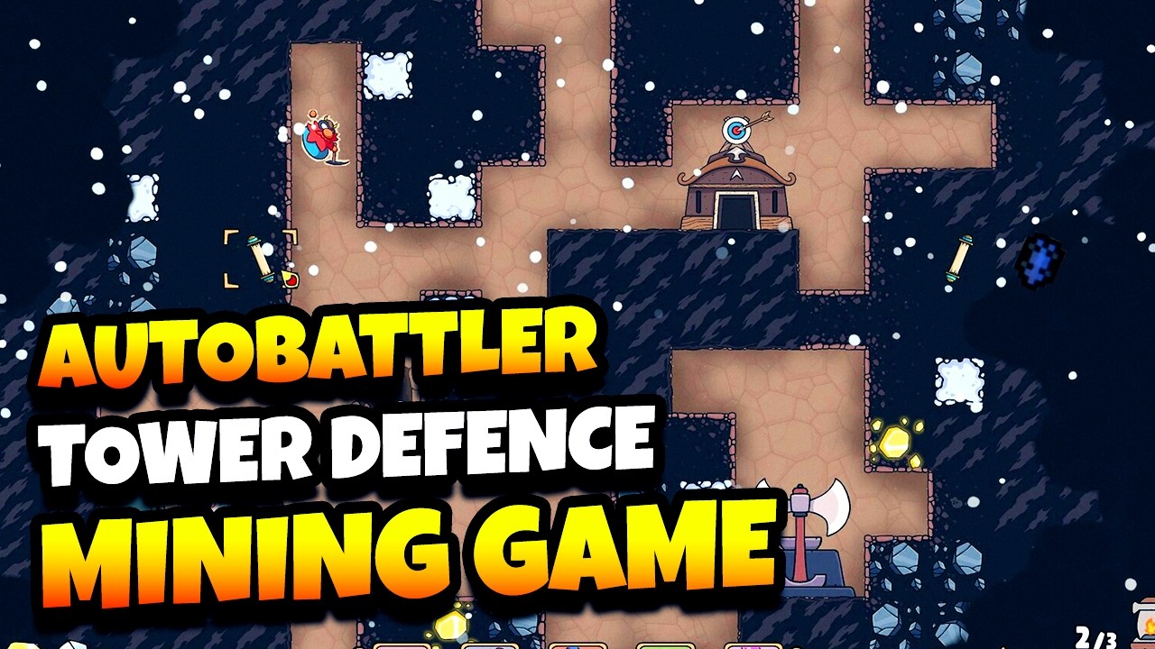 New 2-in-1 Mining & Autobattler Tower Defense Game! | Hold the Mine