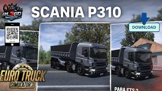 🔥 ESSE SCANIA P310 NO ETS 2 TÁ INSANO! ULTRA REALISTA 🤯 DOWNLOAD FREE