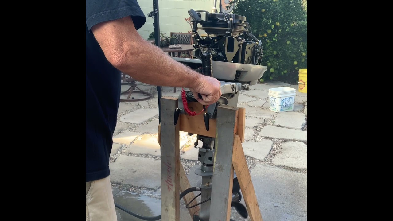 How to inspect and adjust your 1985 Evinrude 25 hp slow idle adjustment