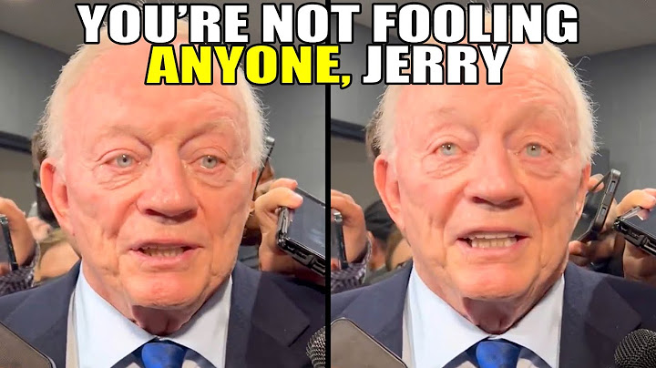 Jerry Jones Plays Dumb After Getting Confronted About His Failures