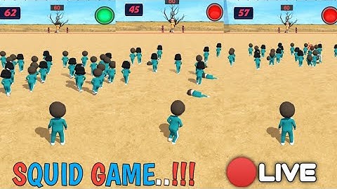 ☠️🤯DIY SQUID GAME 3D LAST GAME | ANDROID GAMEPLAY WALKTHROUGH | TOP 5  GAMES FOR ANDROID LIVE 🔴