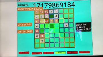 2048 8x8 - Getting the 1152921504606846976 tile