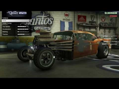GTA 5 - Declasse Tornado Rat Rod Tuning és Teszt Izzy-vel ##23[HUN][HD]