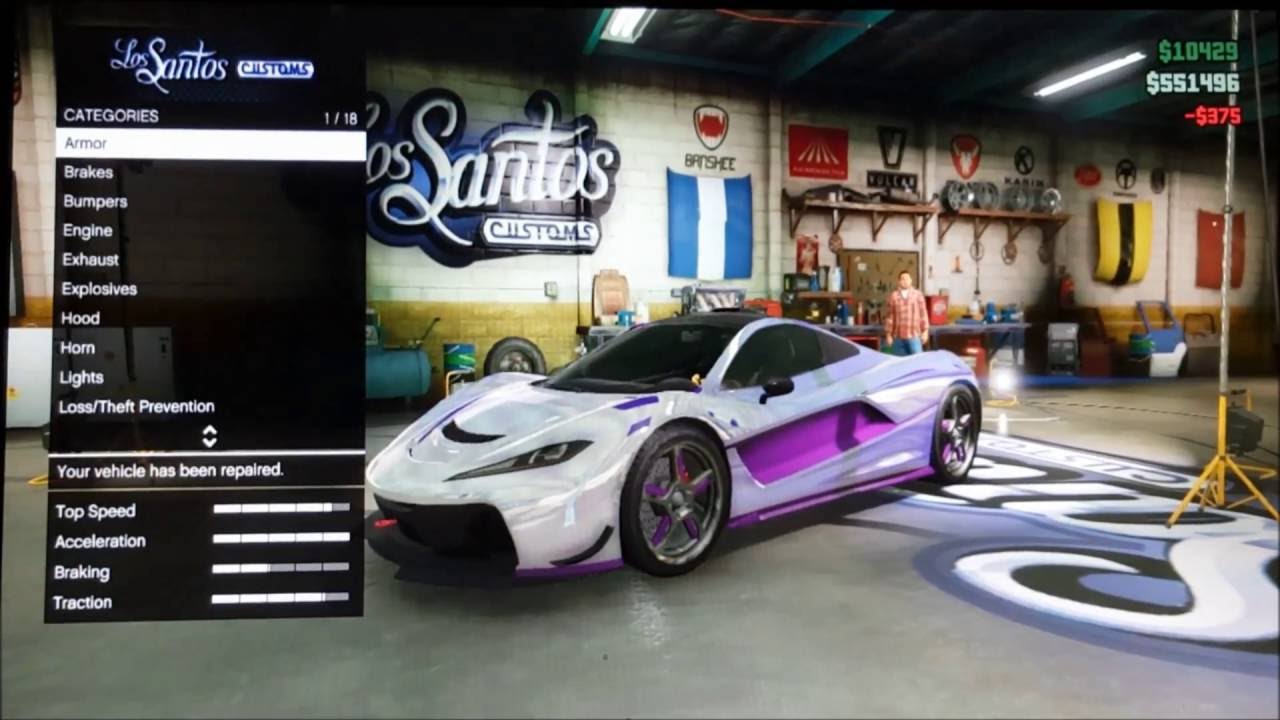 GTA 5 CAR COLOUR GLITCH!!! YouTube