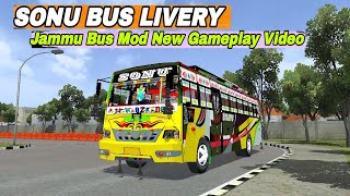 New Jammu Bus Mod Gameplay Videosonu Bus Livery Bus Simulator Indonesia