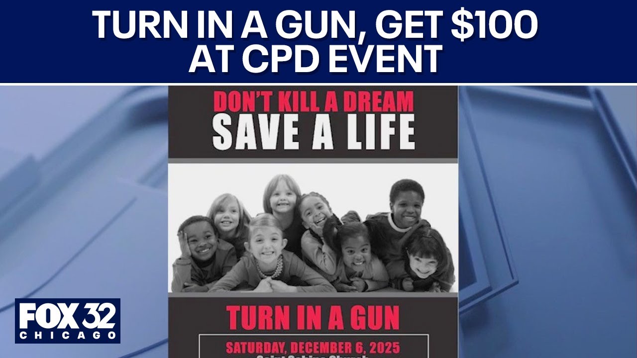 Turn in a gun, get $100 at CPD event - YouTube