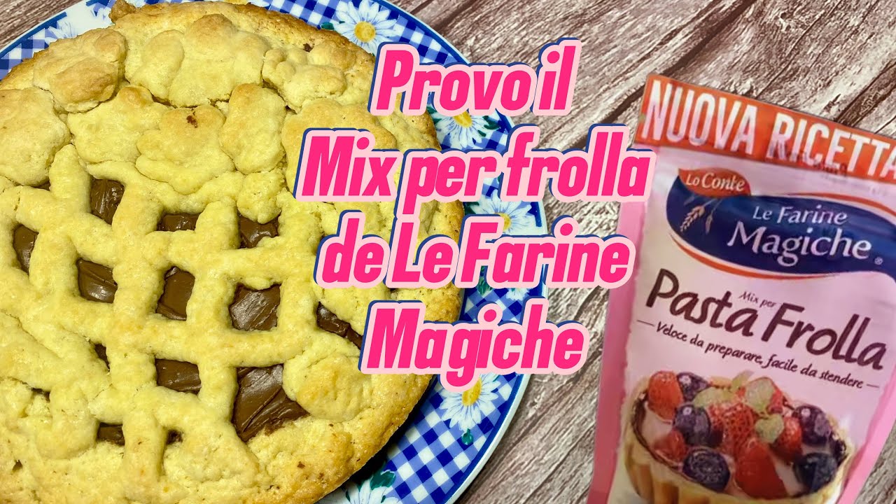 Provo il mix per pasta frolla de Le Farine Magiche del Molino Lo Conte.😊😊😊