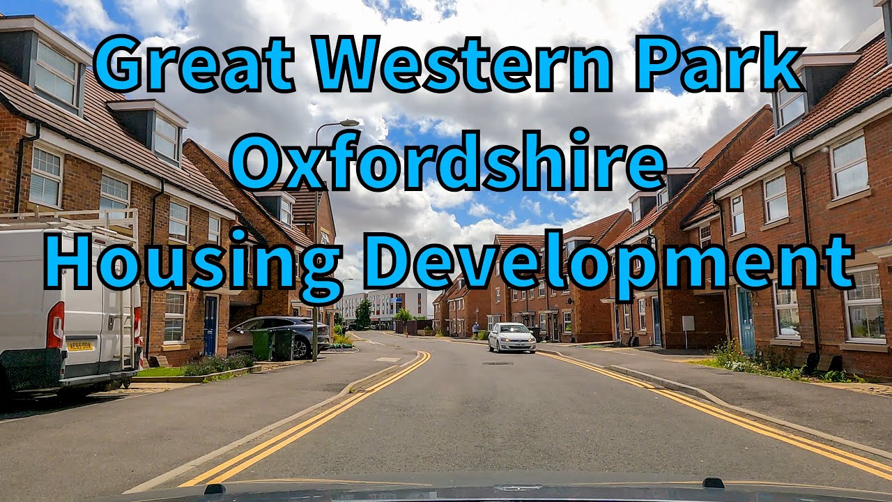 4K England - Great Western Park, Oxfordshire - UK Housing Development