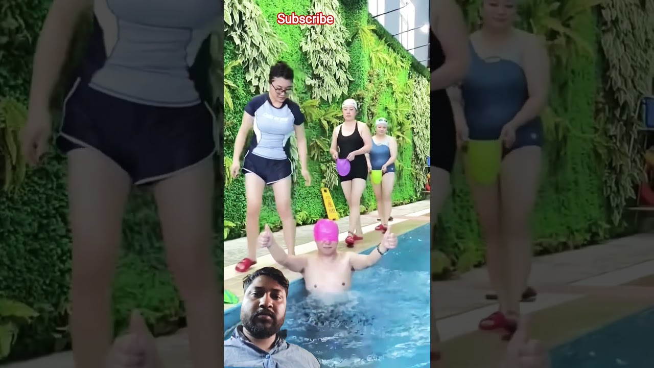 swimming pool mein swimming cap 5 